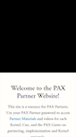 Mobile Screenshot of paxpartner.org